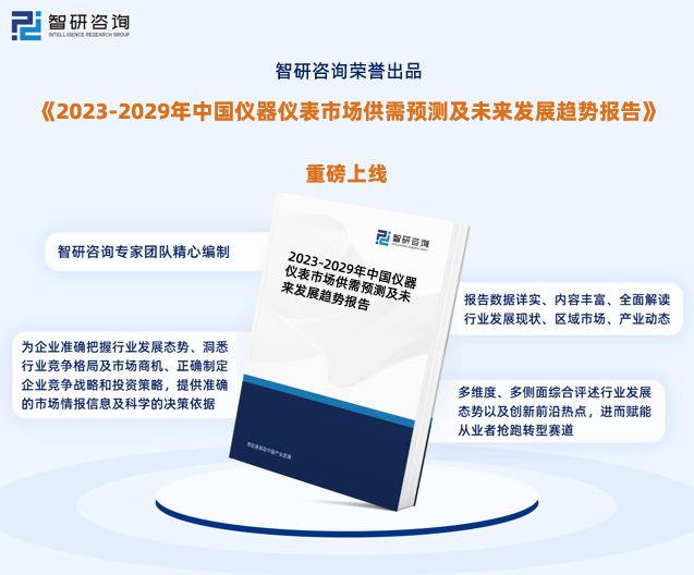 金年会金字招牌2023年中国仪器仪表行业市场运行态势、未来前景预测报告(图1)